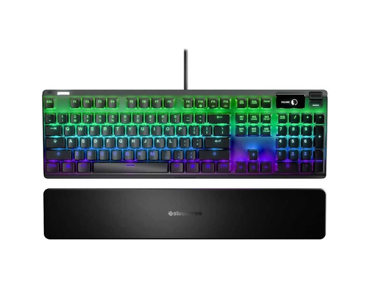 SteelSeries Keyboard mechanical Apex 7 104key, Red Switch, USB-A, EN, RGB, black 64636_SS (12919)