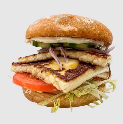 Halloumi burger
