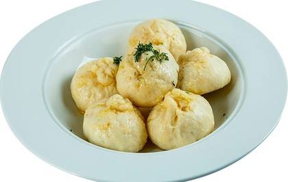 Галушки з печінкою