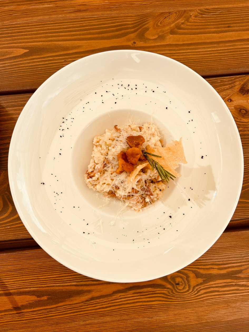 Risoto kukeesente ja parmigiano juustuga