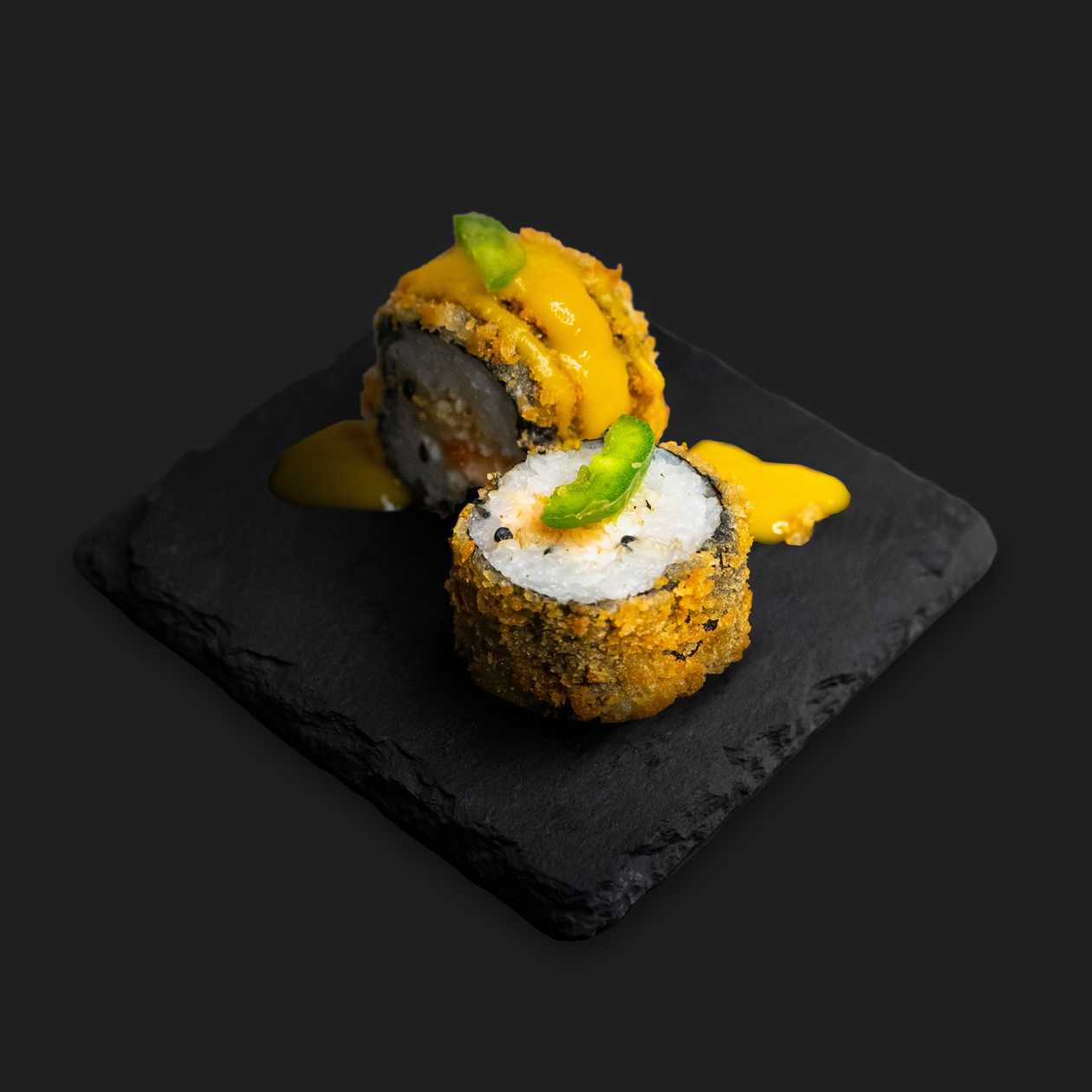 Exotic crunchy salmon