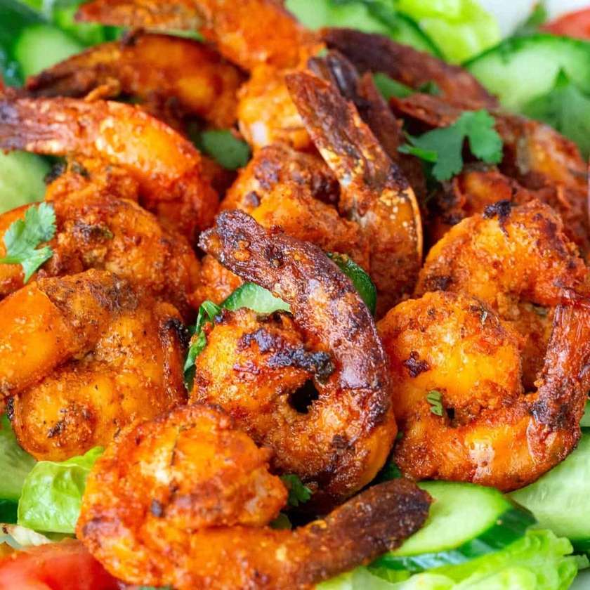 Prawns tandoori