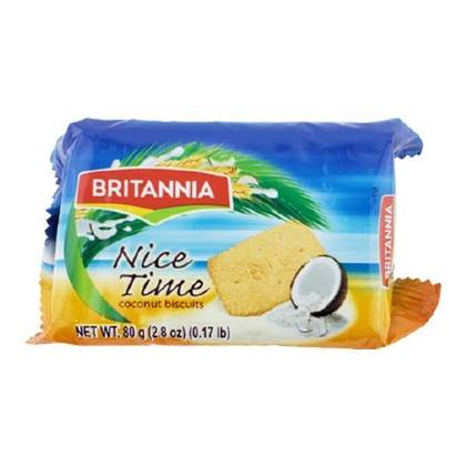 Britannia Nice Time Coconut Biscuits 80g