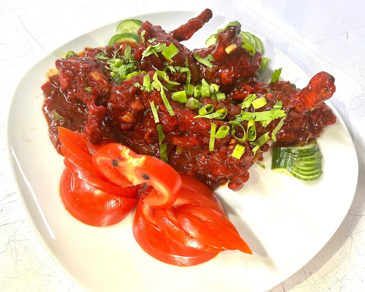 Chicken Lollipop gravy indan style