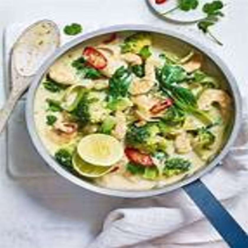 Traditional Thai green curry