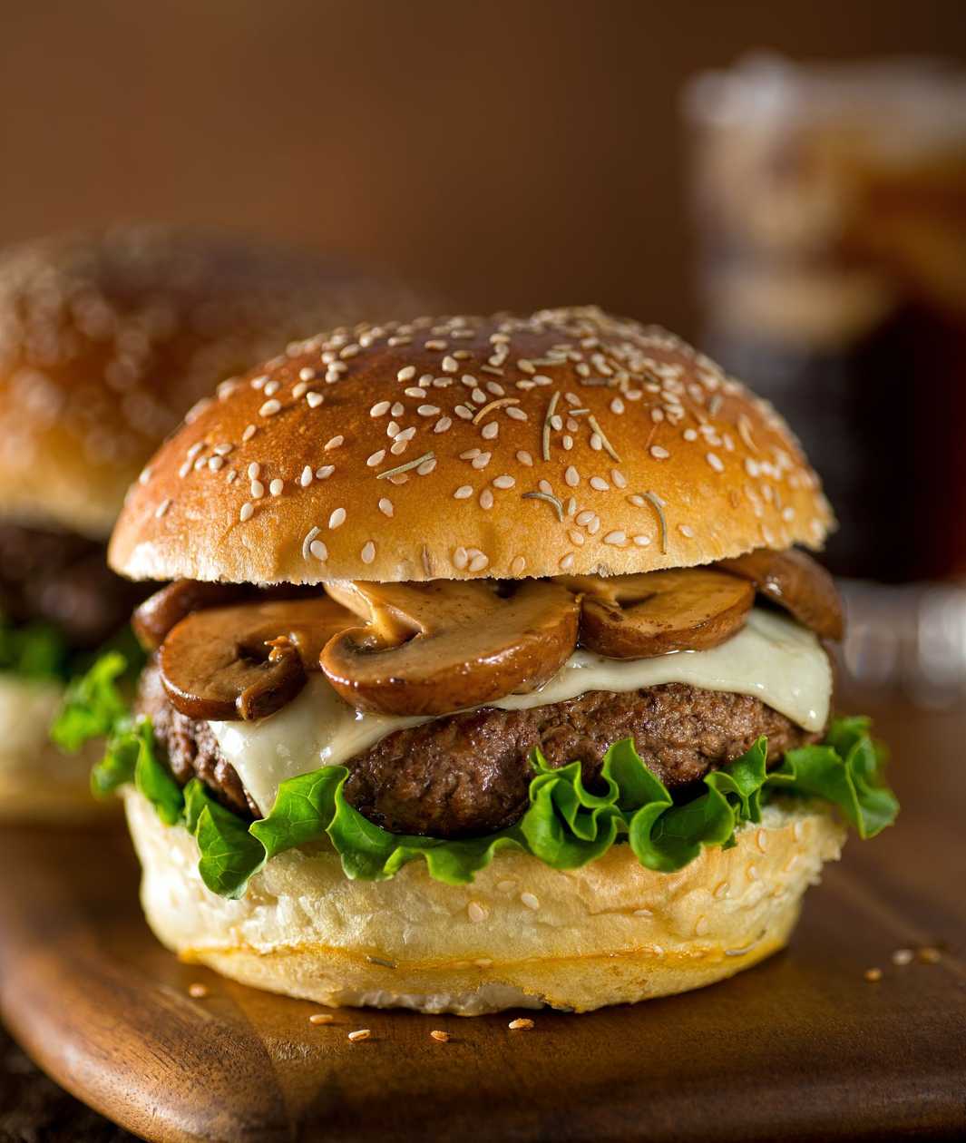 Swiss Mushroom  Burger