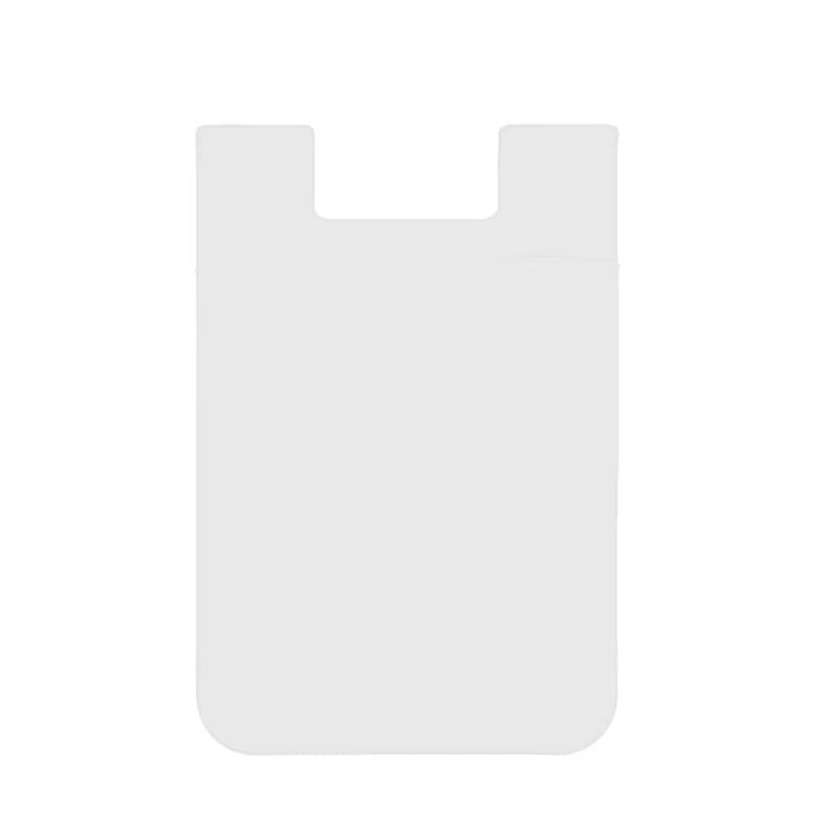 Silicone Card Wallet White