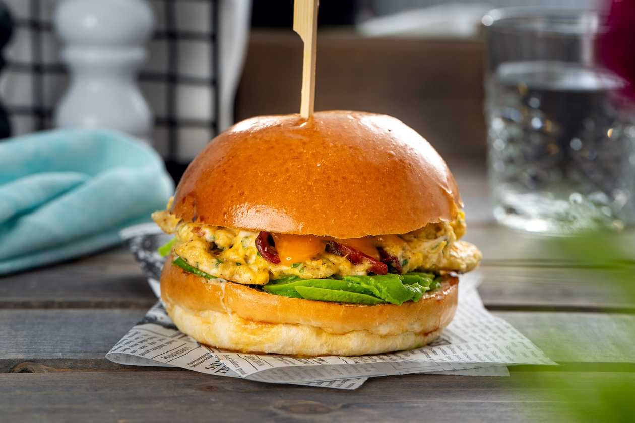 Avocado Egg Burger