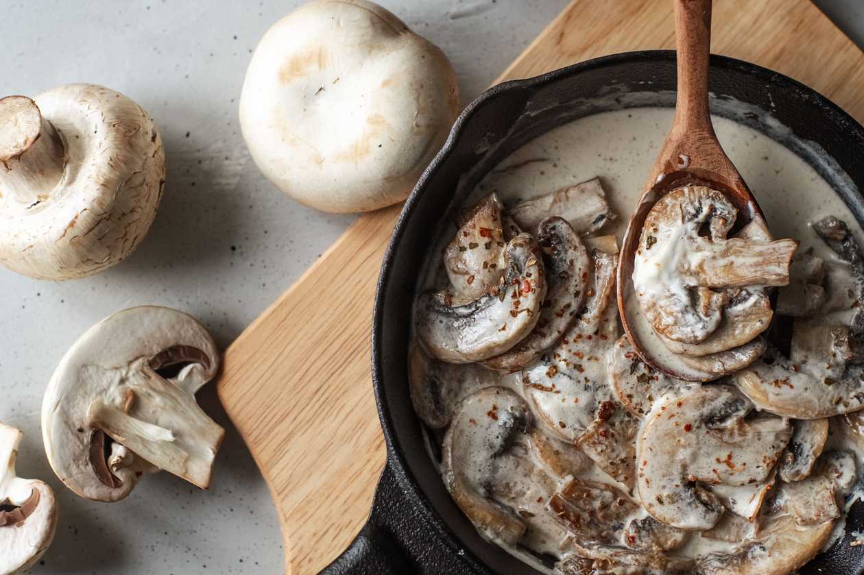 Chilli Garlic Mushrooms