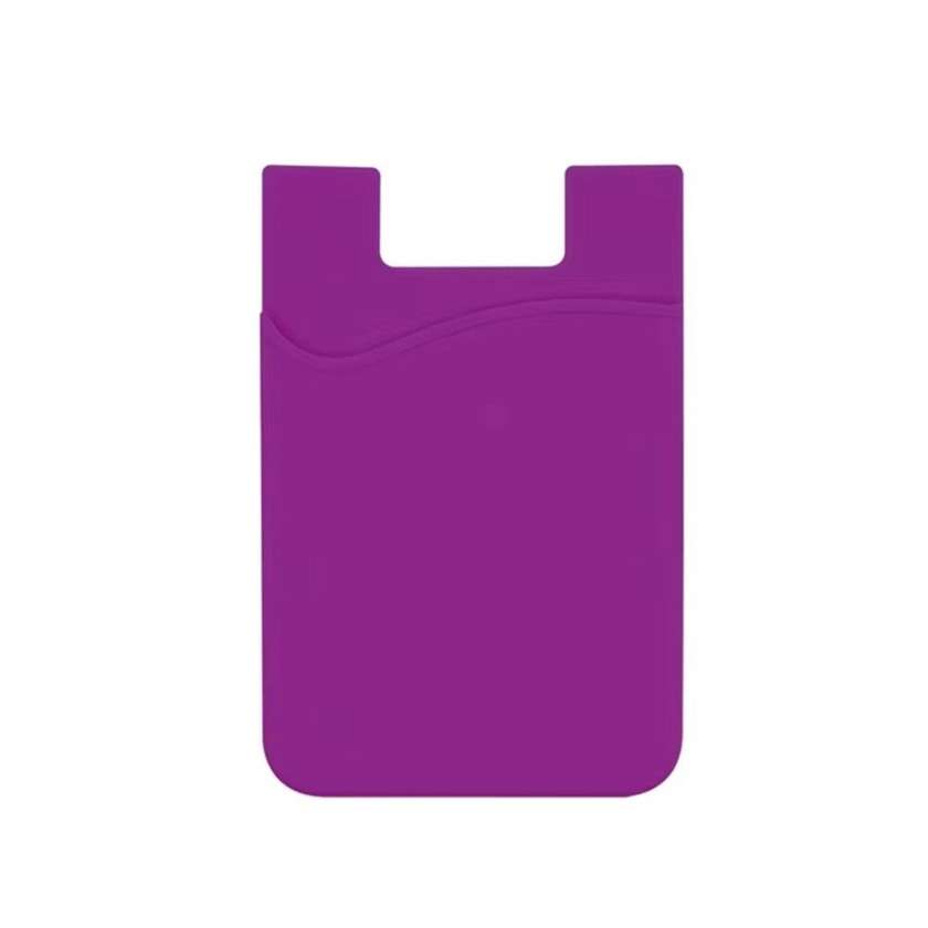 Silicone Card Wallet Purple