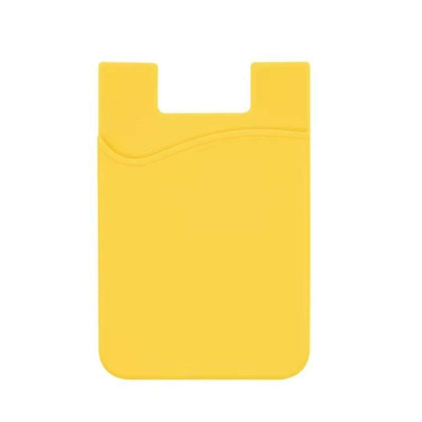 Silicone Card Wallet Yellow