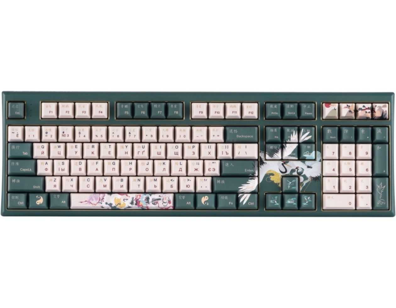 Keyboard Varmilo Lure VBM108 Crane EC V2 Rose UA - A01A037B0A4A17A031 (12705)