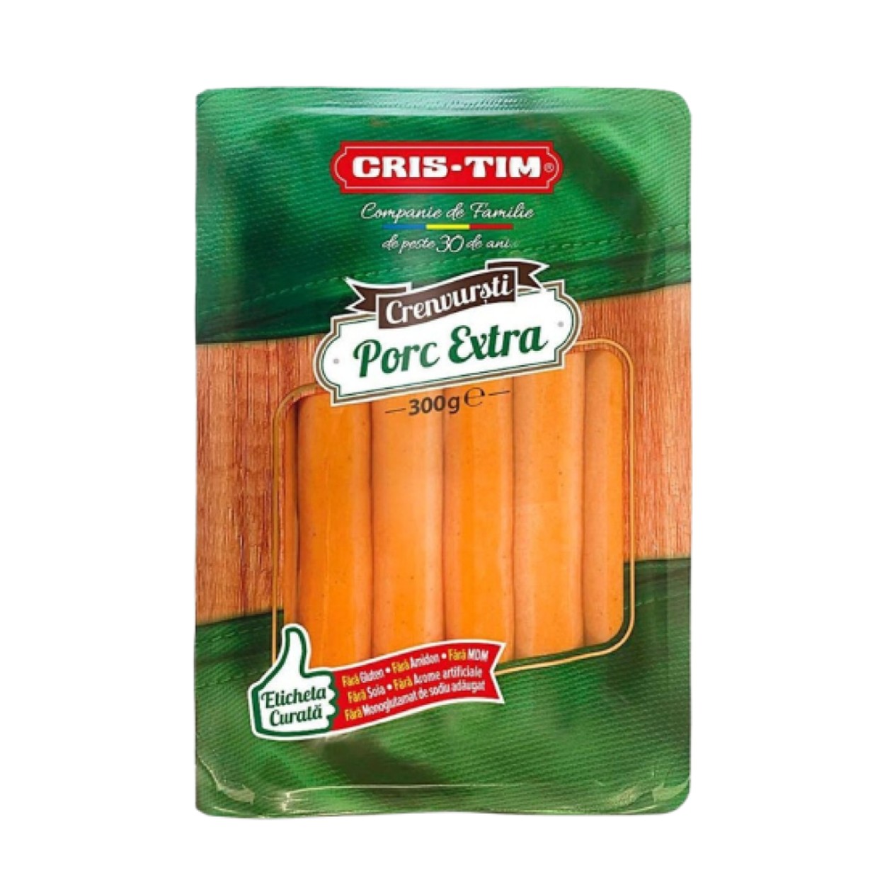 Cris Tim, Extra pork crenwurst, 300 g (expires soon)