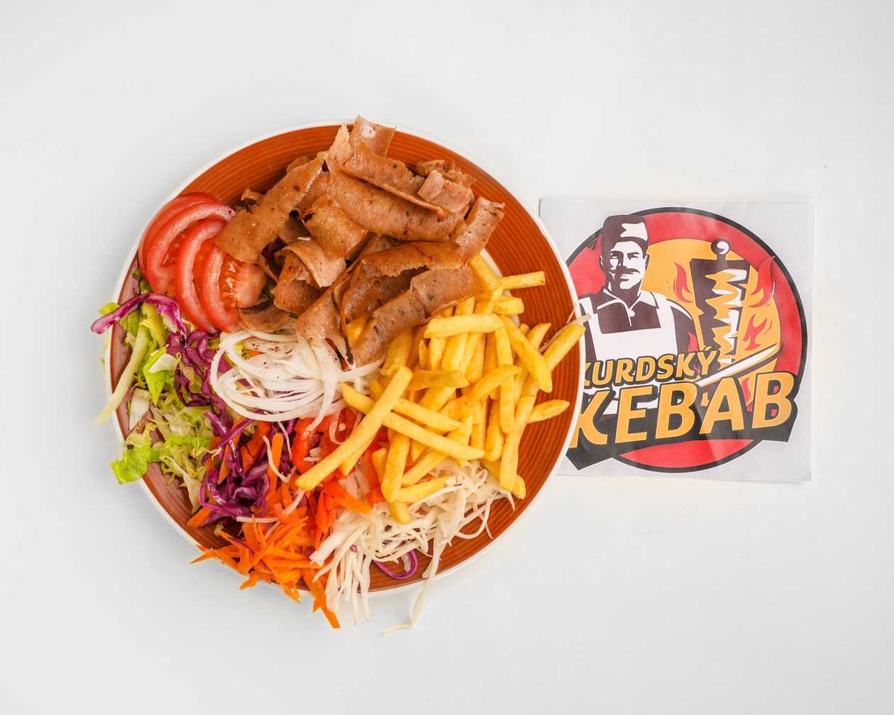 Velký Talíř Kebab s Hranolky