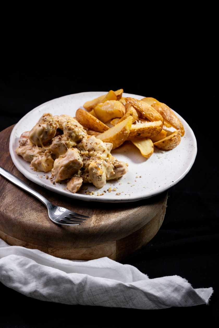 Piept De Pui In Crema De Branza