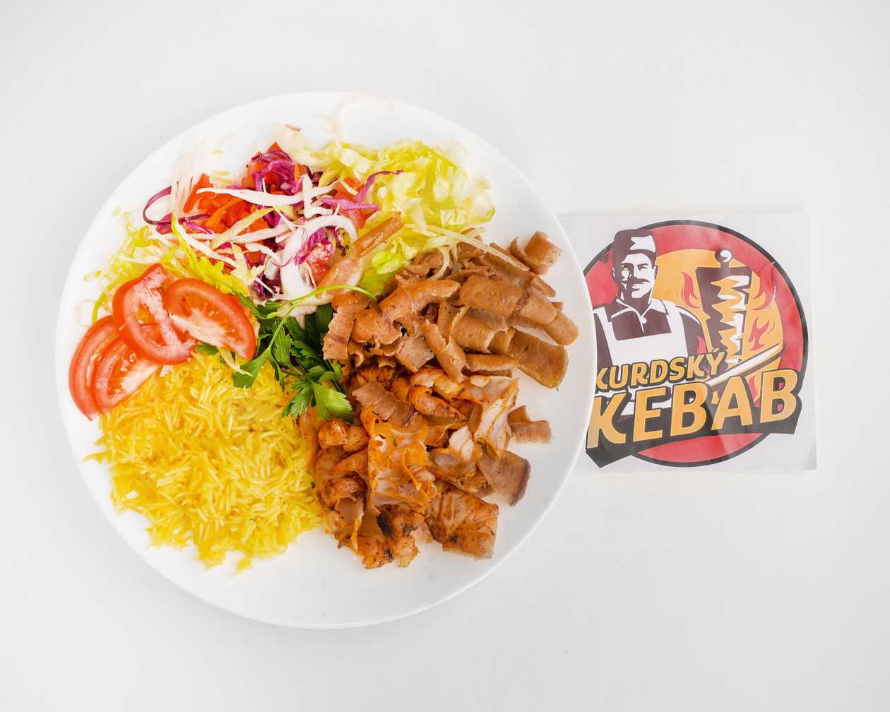 Malý Talíř Kebab s Rýží