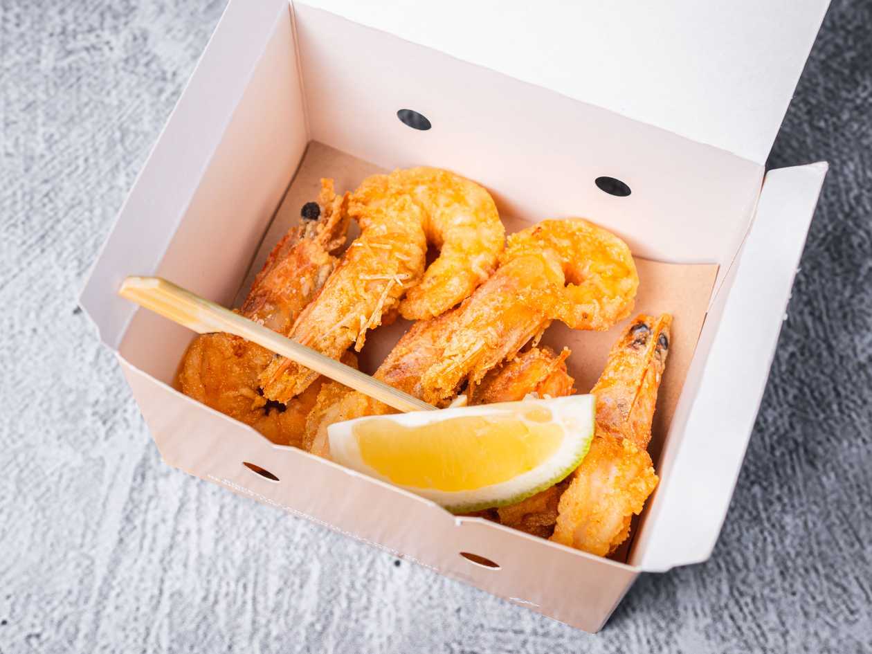 Mazzancolle Fritte (Fried Prawns)