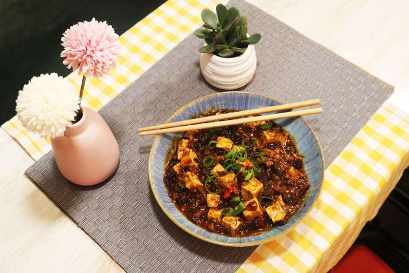 MaPo Tofu z Siekaną Wołowiną
