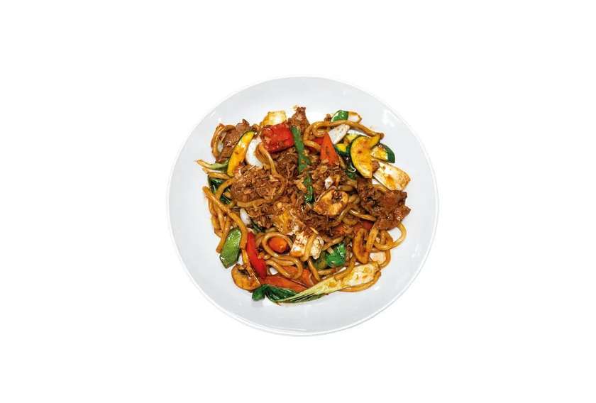 Udon s hovädzím mäsom