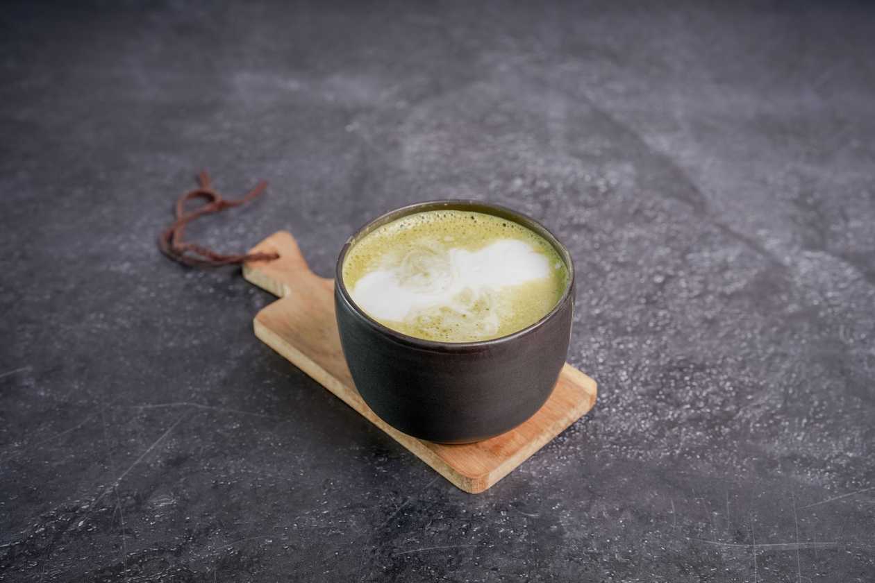 Hot Matcha Tea Latte