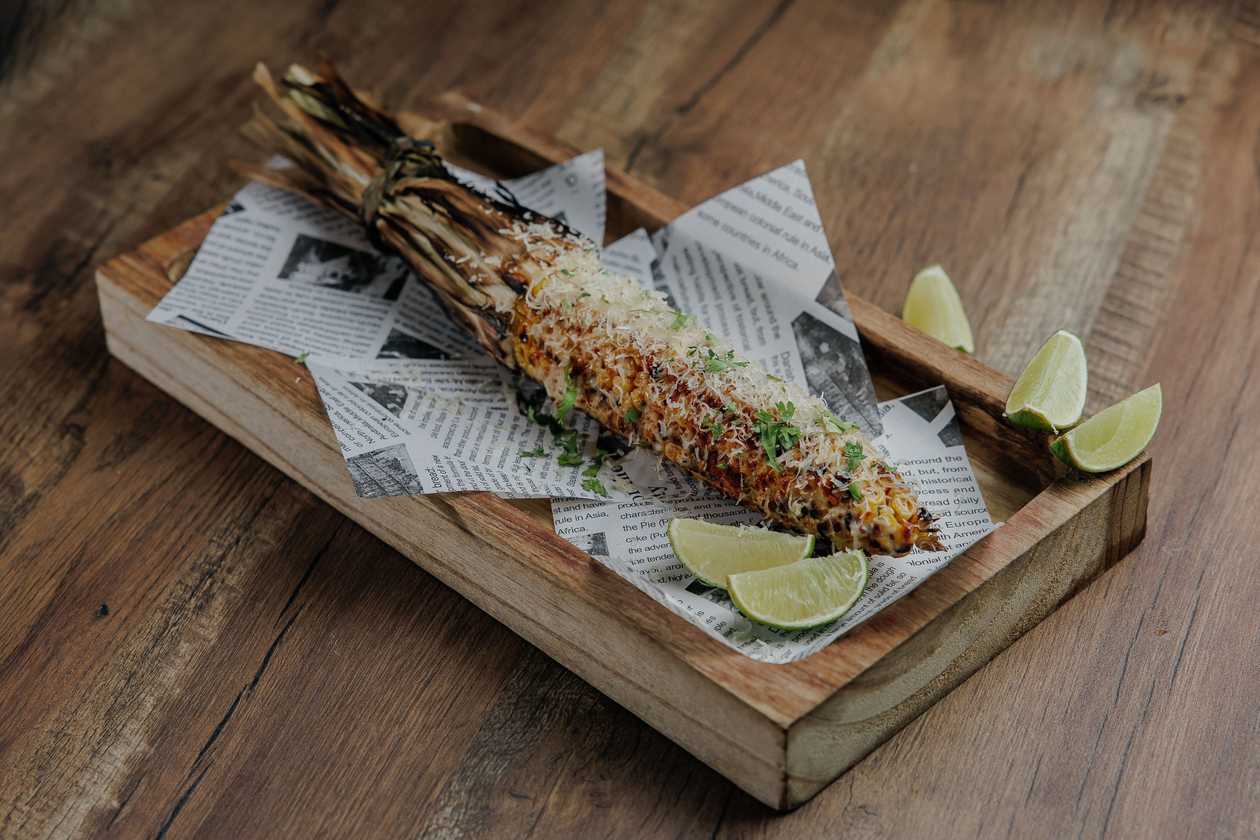 Grilled Street Corn With Parmesan