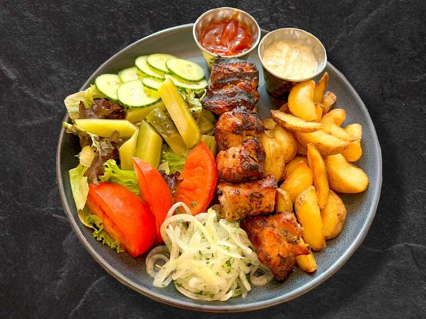 Pork neck shashlik