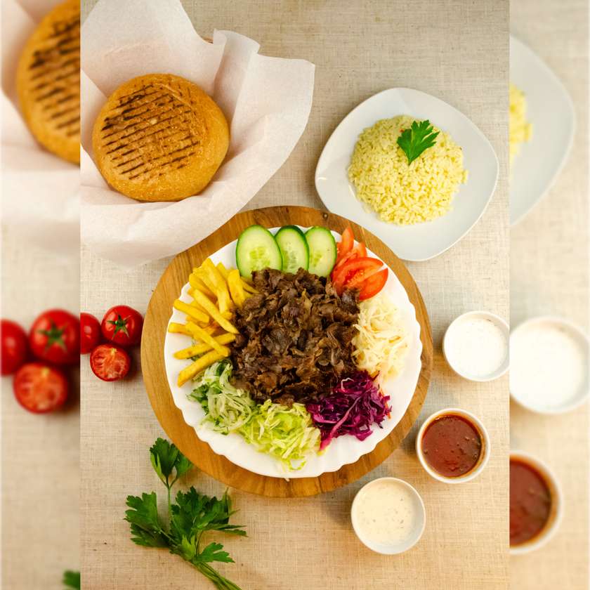 Mega Plate with Rice