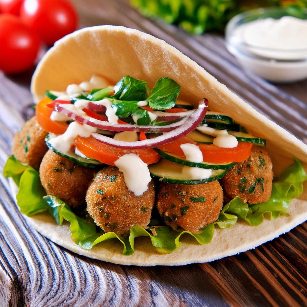 Falafel pita