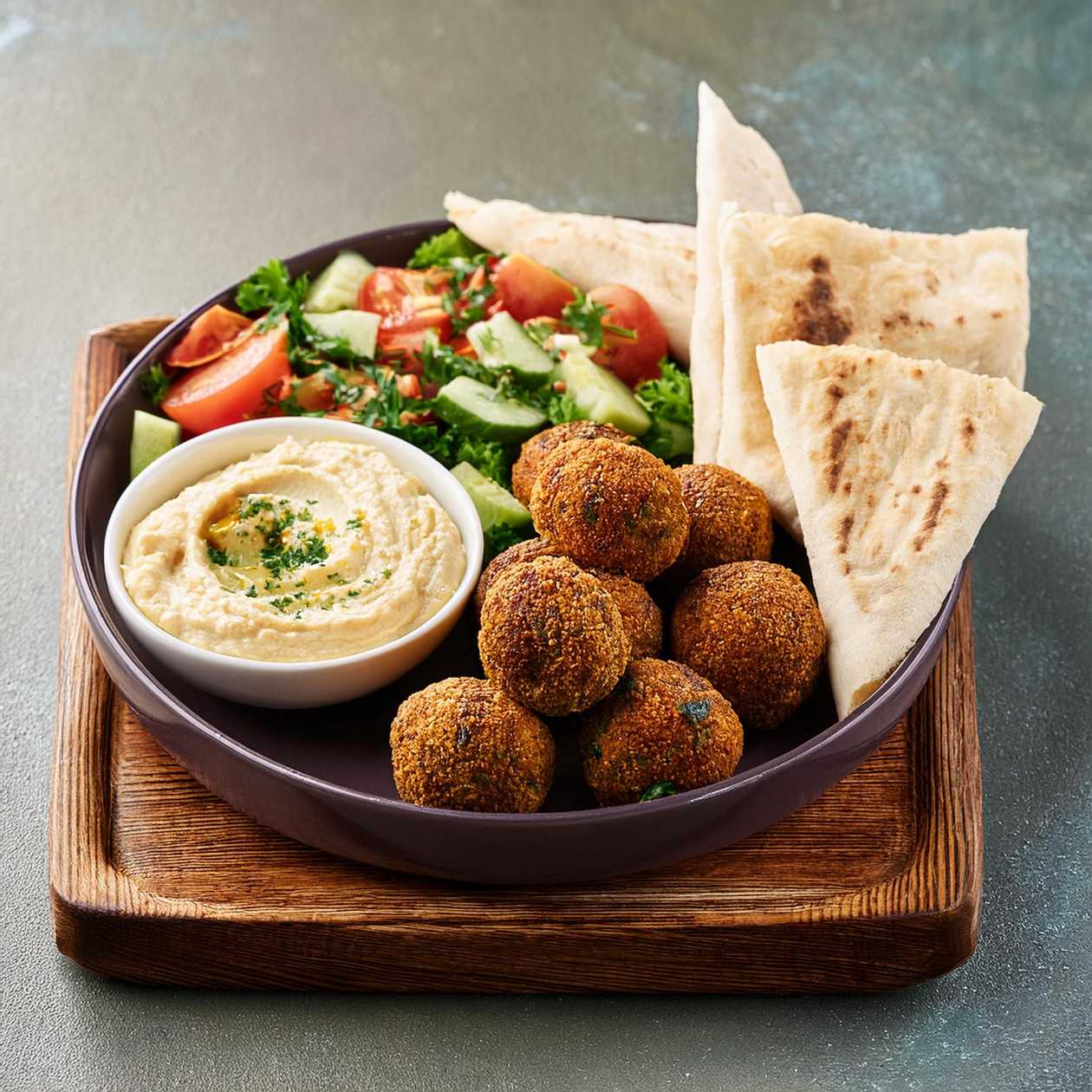 Falafel menu s pitou