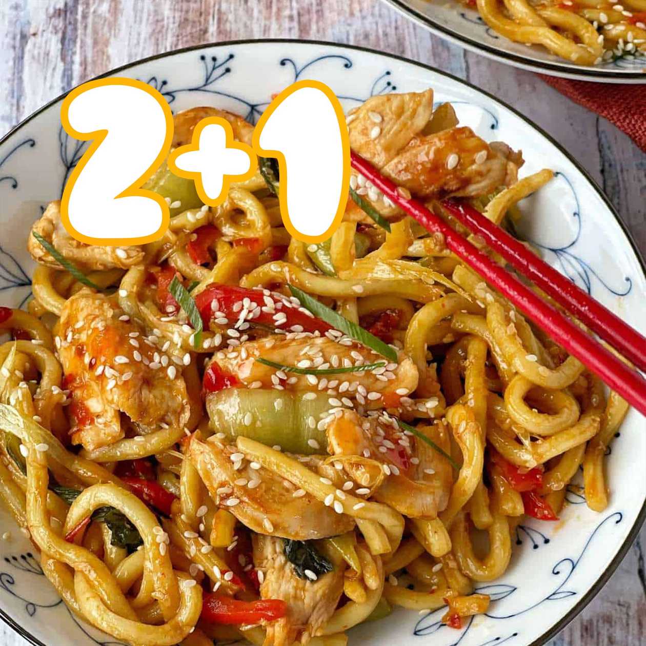 Noodles With Chicken 2+1