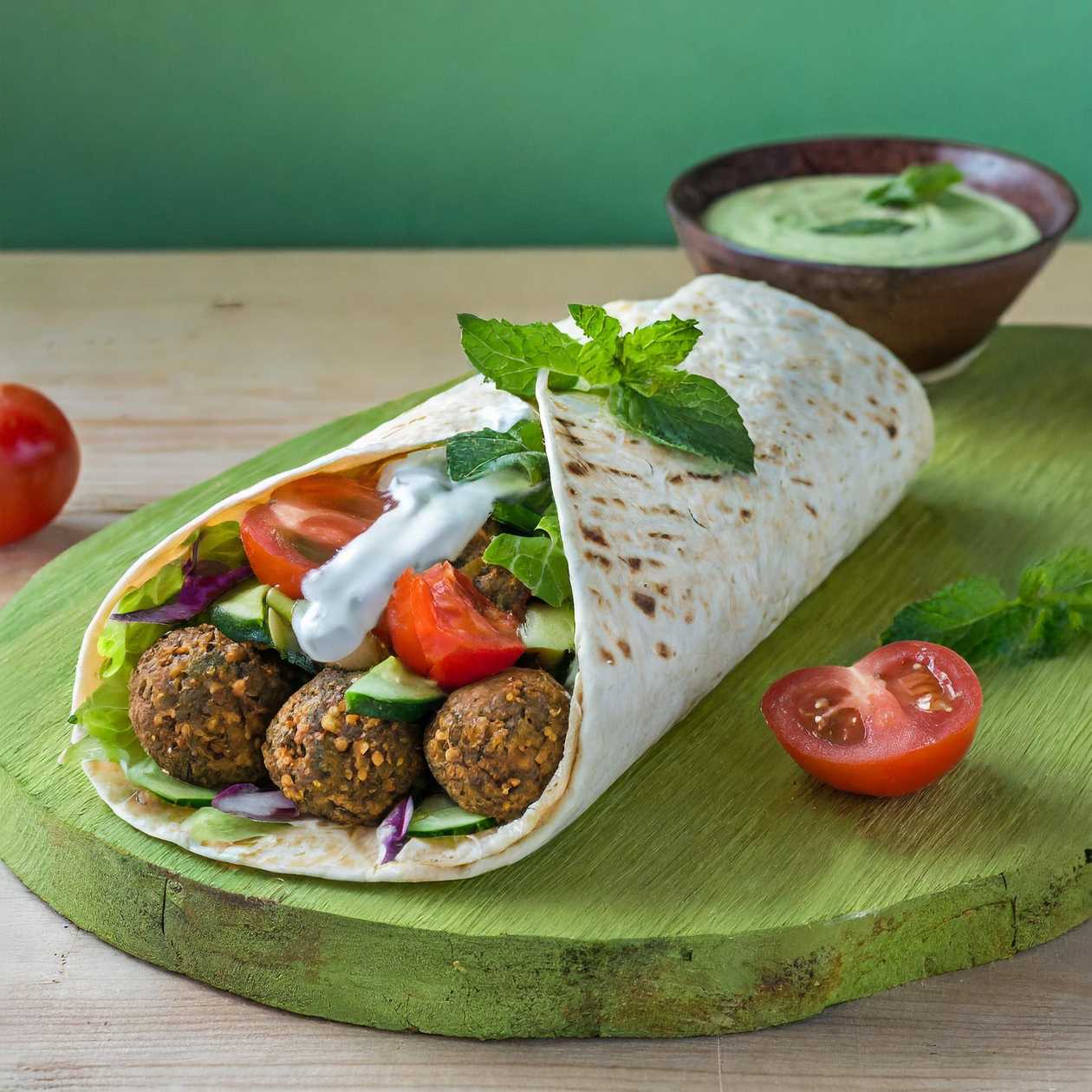 Falafel tortila
