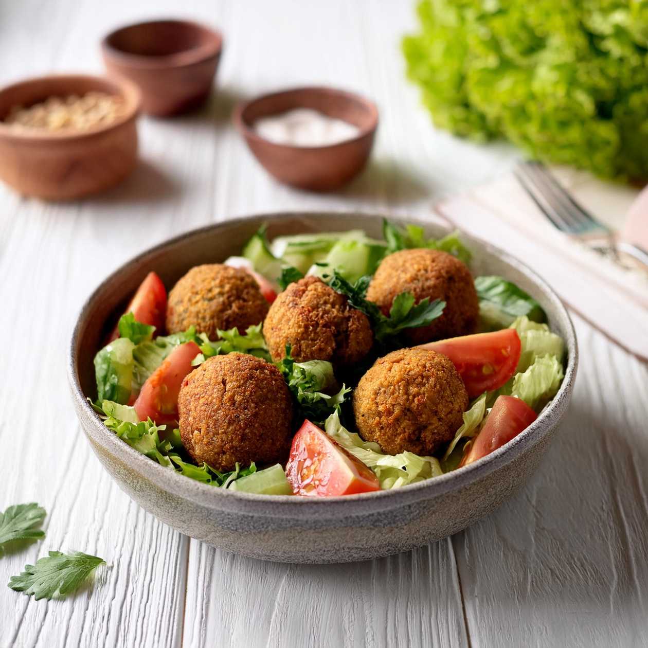 Falafel salát