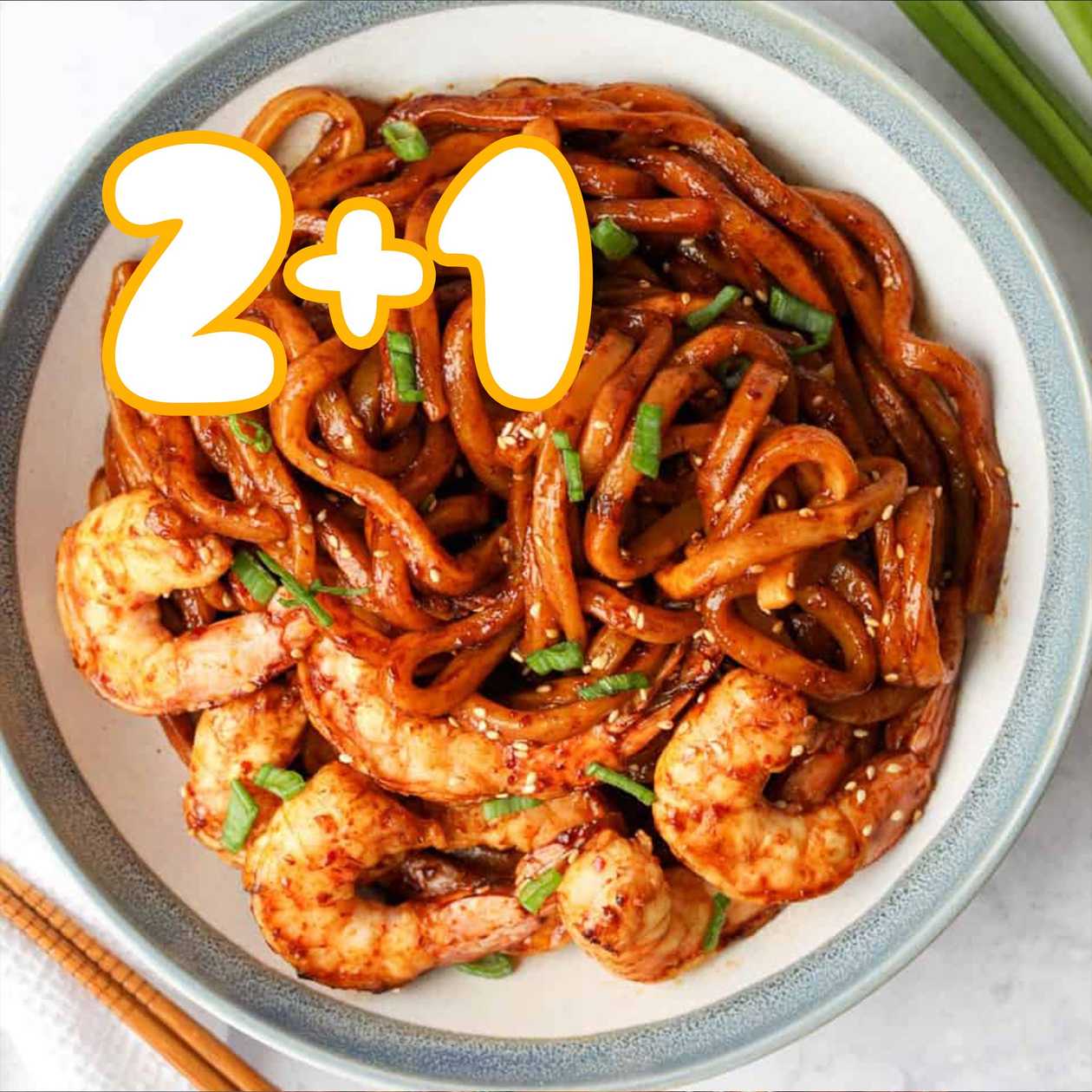 Noodles with Shrimp 2+1