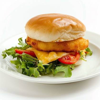 Fried Cheese in a Bun