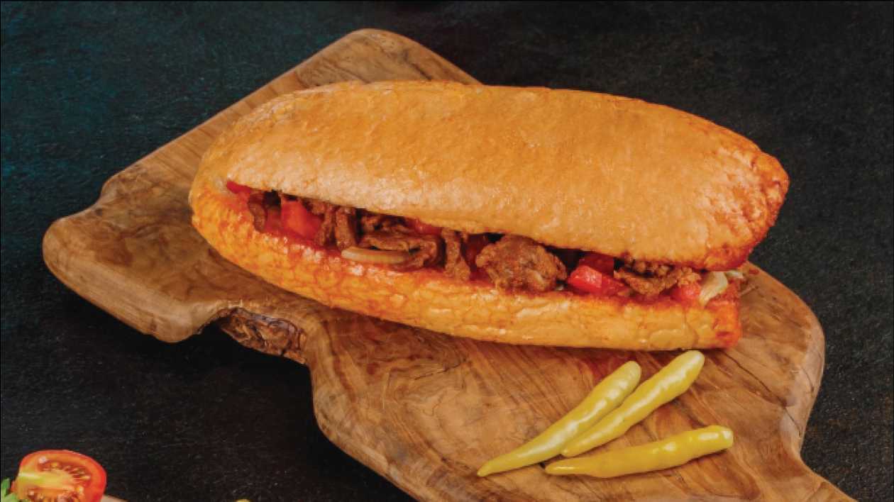 Tantuni in Turkish Bread