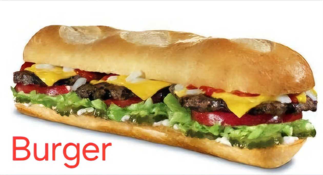 Triple cheeseburger