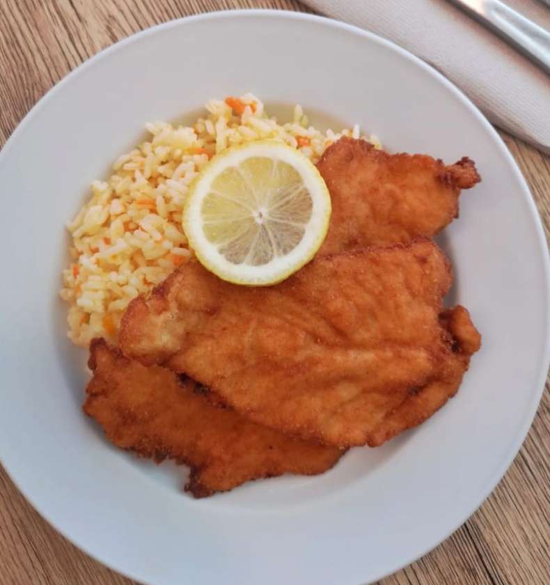 Panados de Frango com Arroz