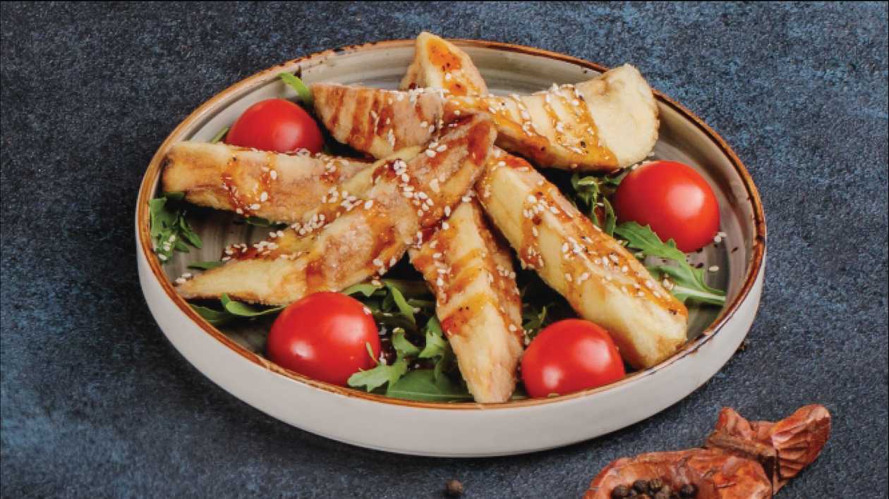Crispy Eggplant Salad