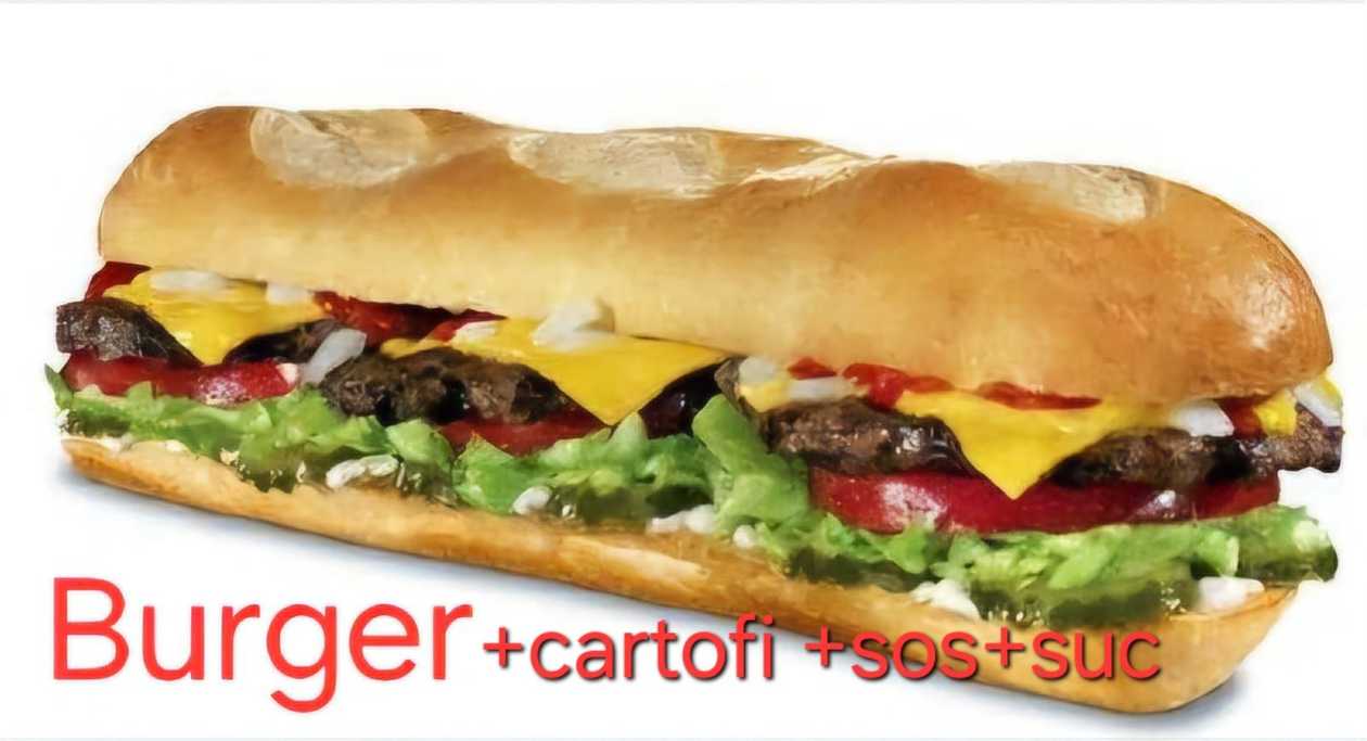 Triple cheeseburger combo