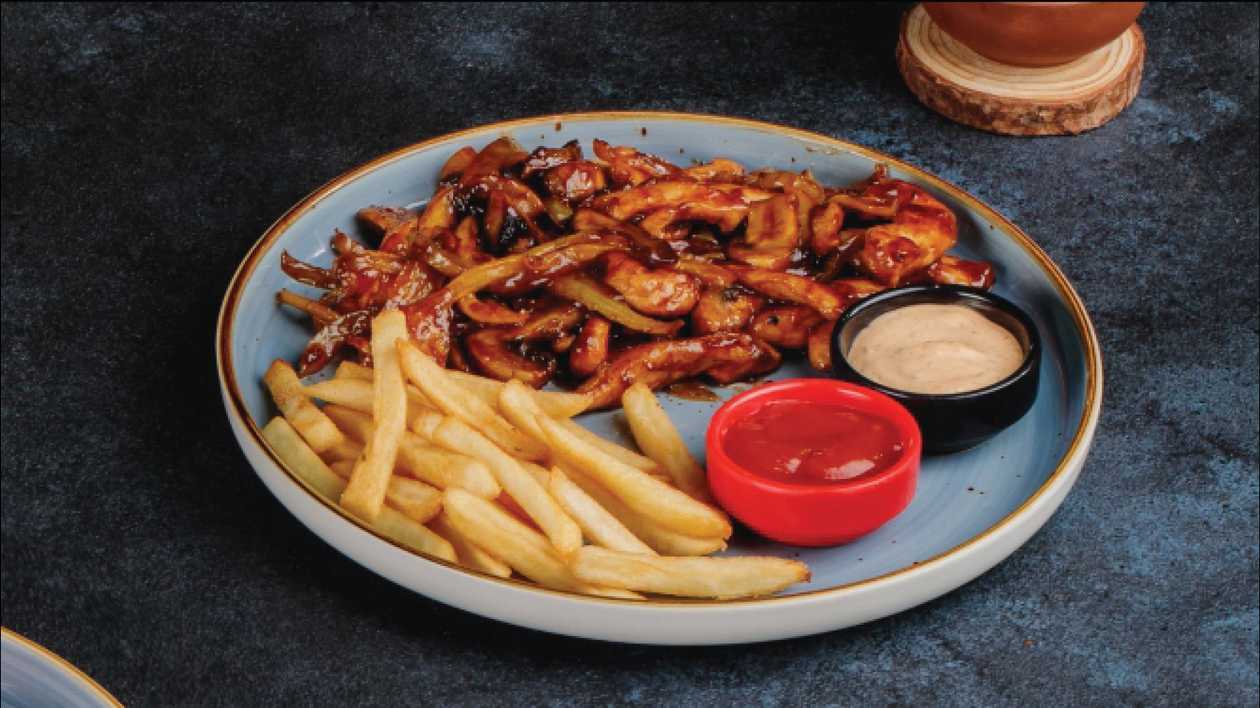 Barbekü souslu toyuq