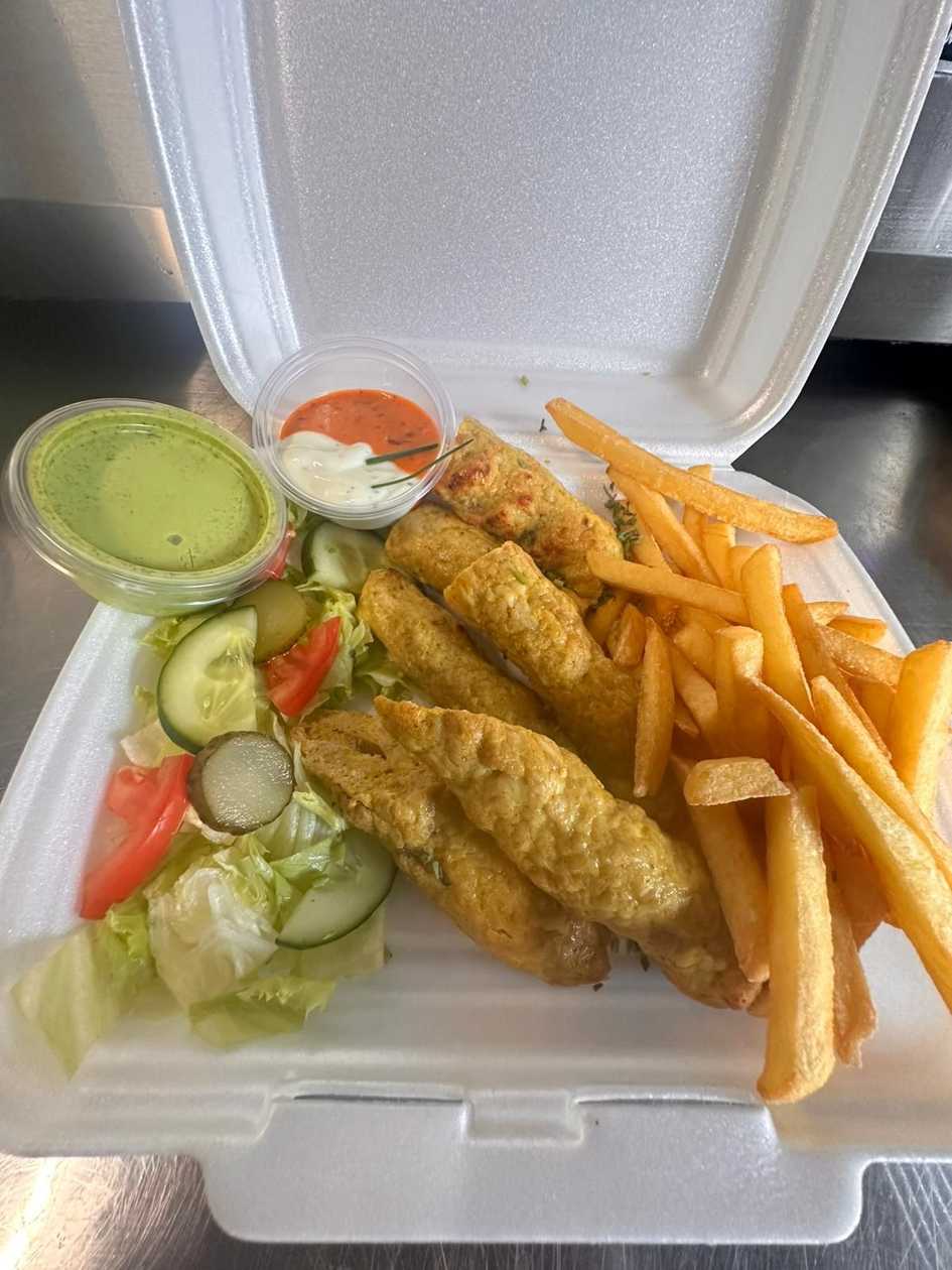 Chicken Seekh Kebab plates