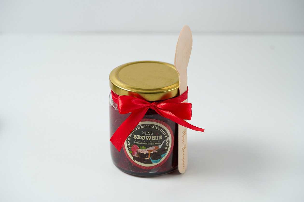Raspberry Brownie Jar (spoon)