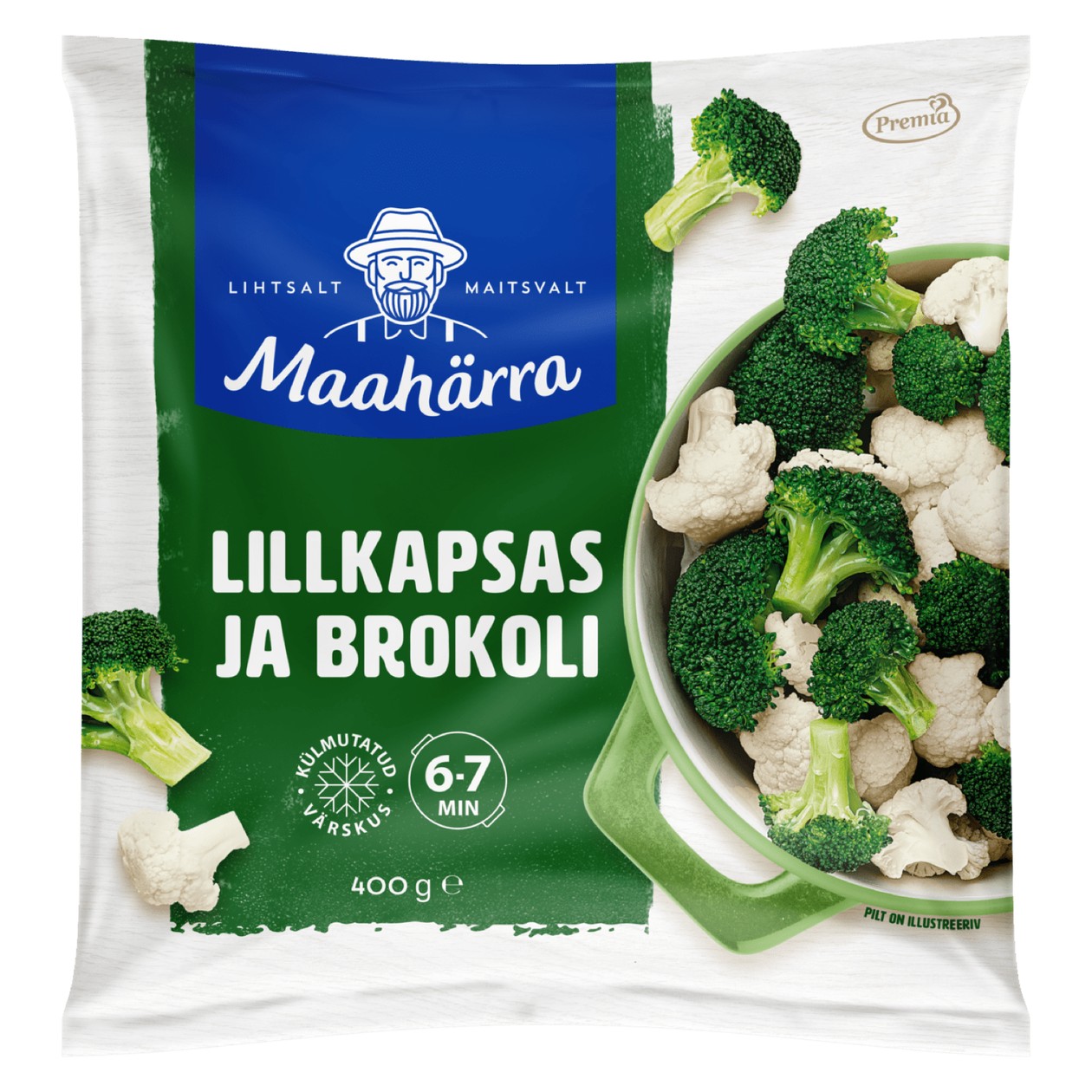 Maahärra, lillkapsas ja brokoli, 400g