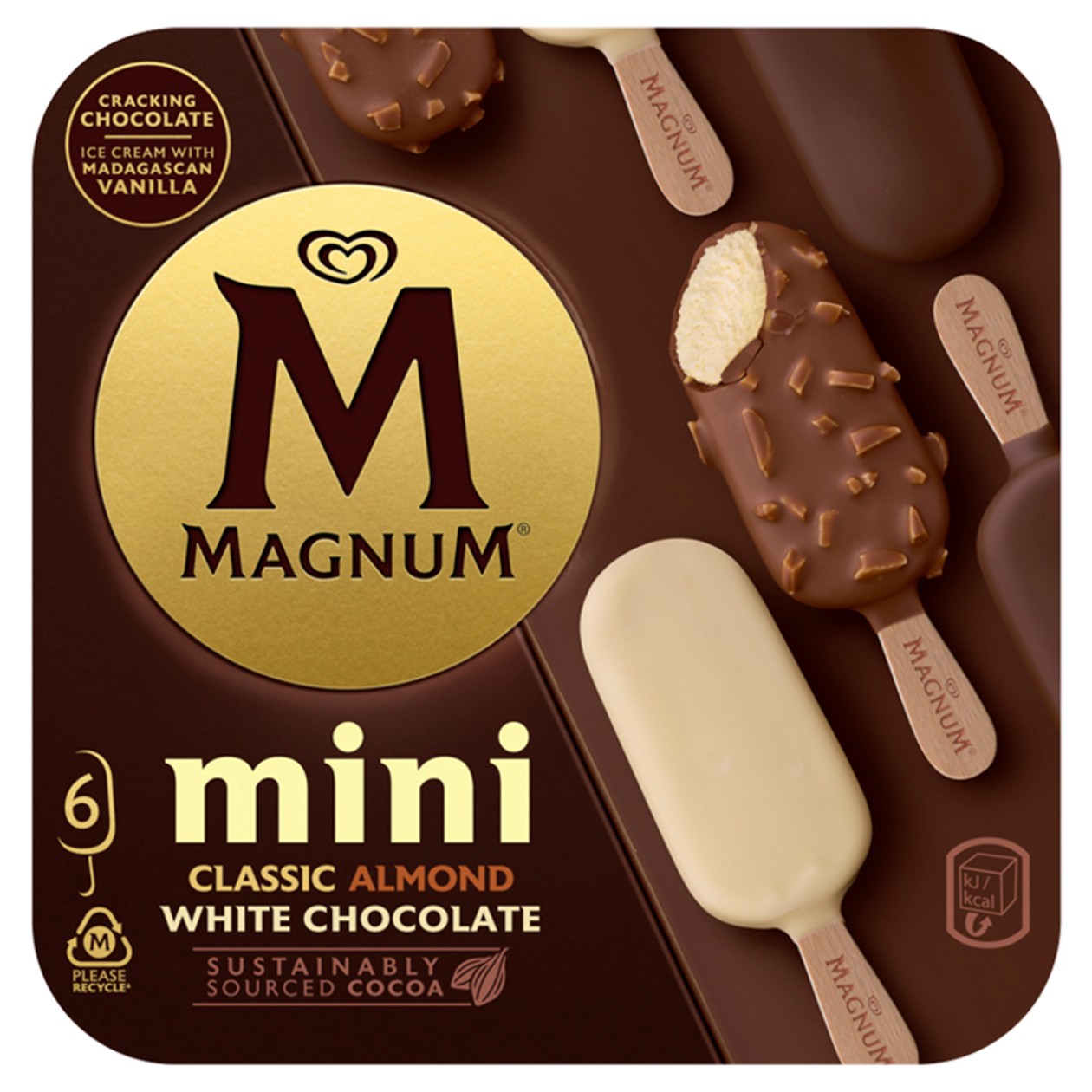 Magnum Mini Cla,Alm,Whi.6X55ml