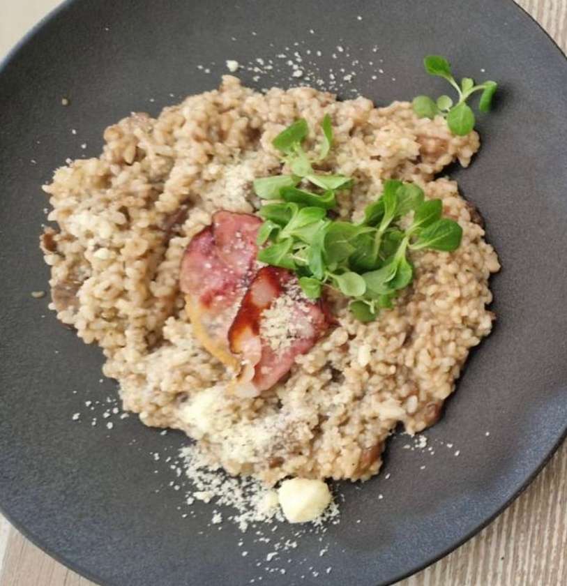 Boletus risotto