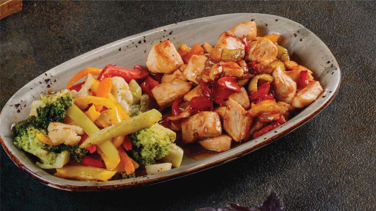 Chicken with sweet chili sauce