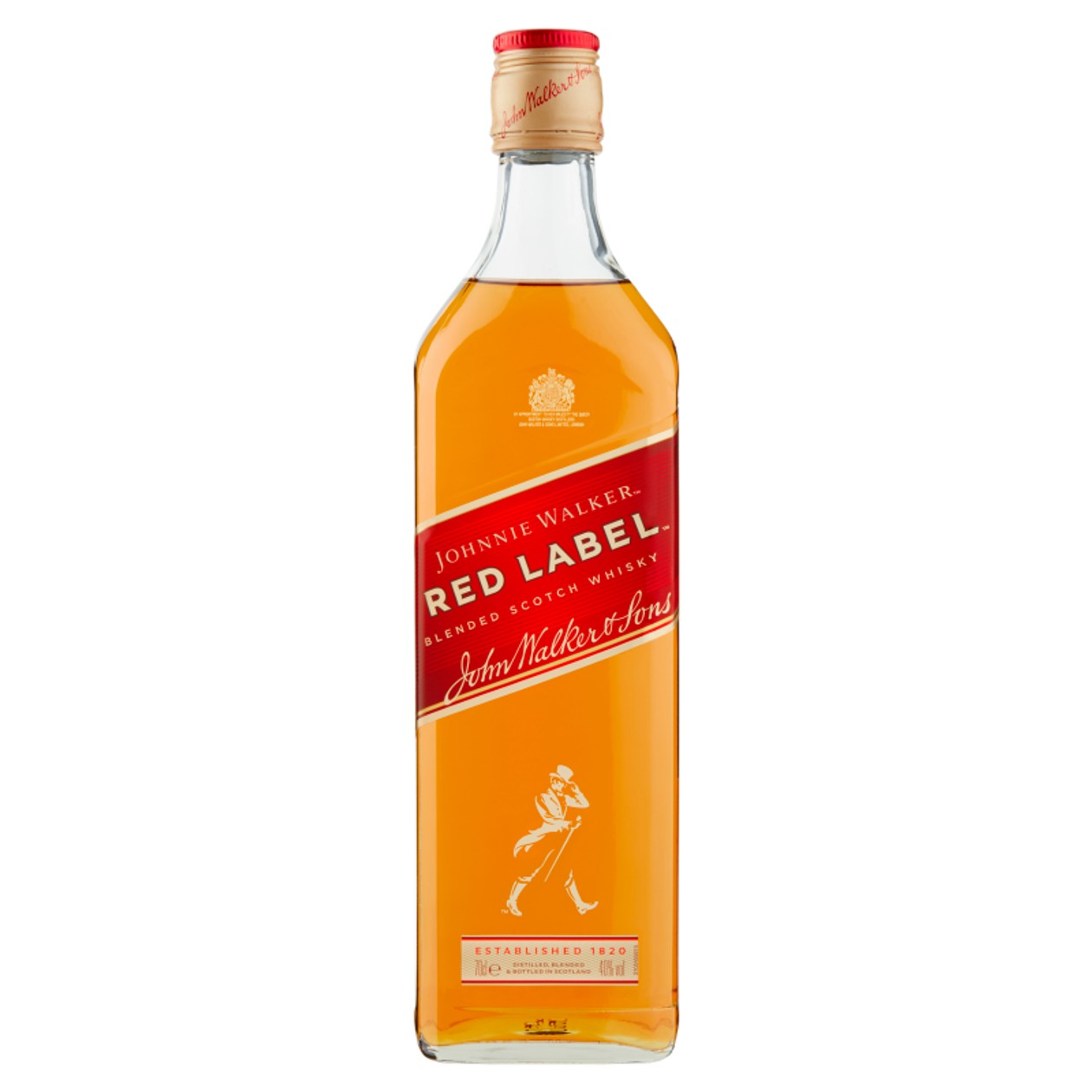 Johnnie Walker Red Label Blended Scotch Whiskey 40% 0.70 L