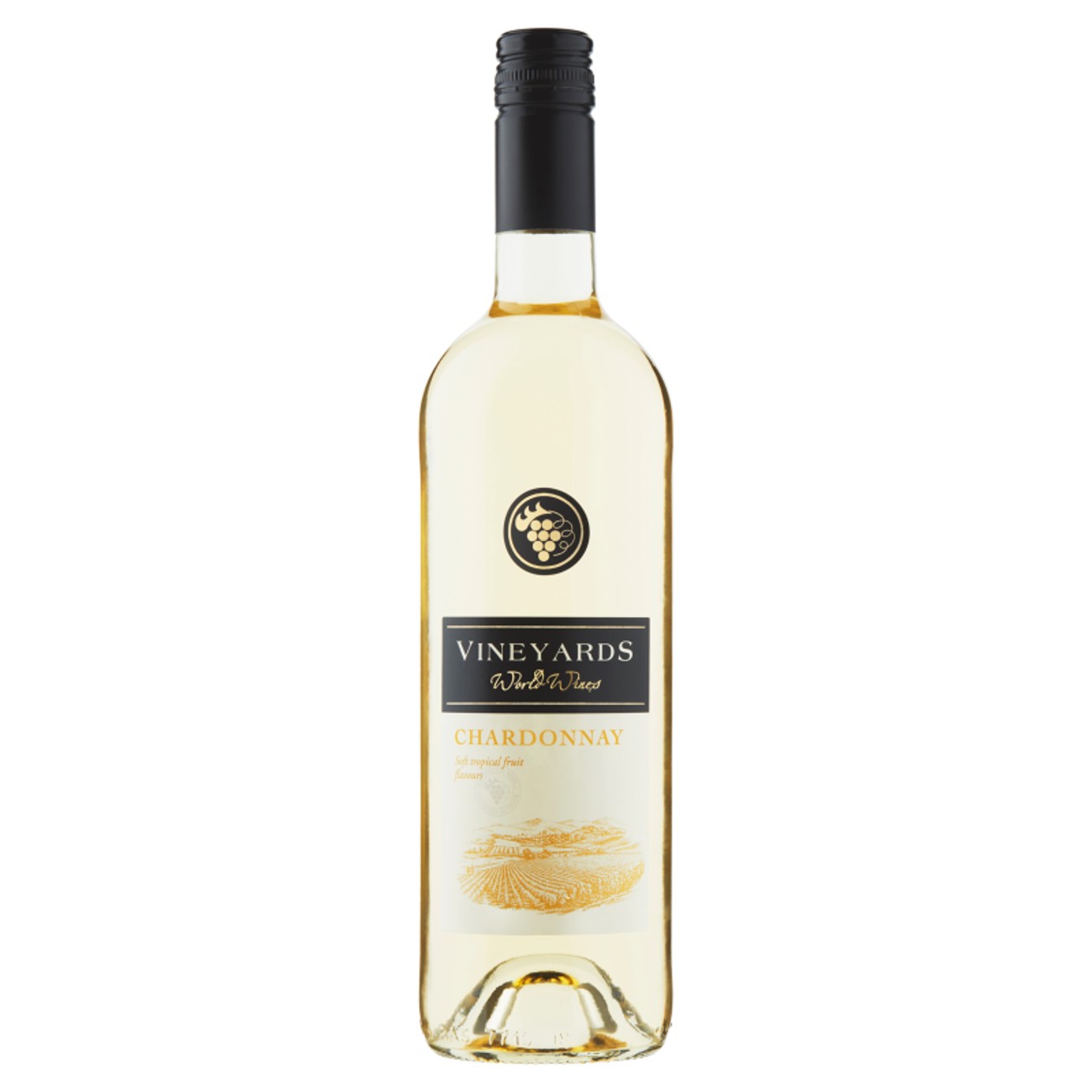 Vineyards World Wines Chardonnay Dry White Wine 750ml