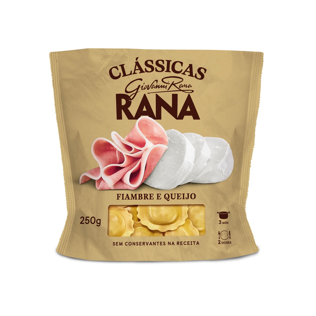 Tortellini Fiambre e Queijo Rana 250 gr
