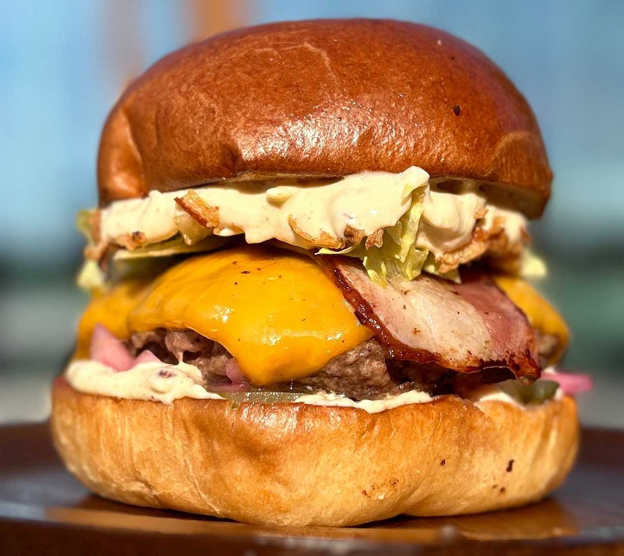 Beef and Bacon Burger